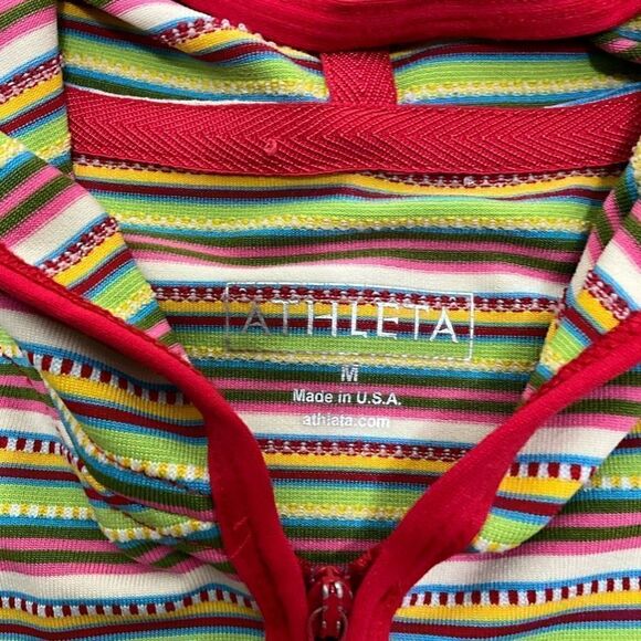 ATHLETA Multi Colored Striped Jacket - Picture 4 of 5